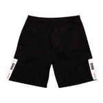 Dropseason2 Bermuda Tinta Unita con Stampa per Bambino K049 NERO DROPSEASON2 