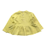 TRUSSARDI felpa girocollo tinta unita con stampa Giallo per Neonata TIA25157FE GIALLO TRUSSARDI 