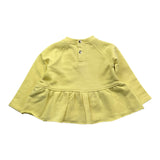 TRUSSARDI felpa girocollo tinta unita con stampa Giallo per Neonata TIA25157FE GIALLO TRUSSARDI 