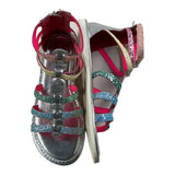 Billieblush Sandali Multicolor Glitterato Multicolor Per Bambina