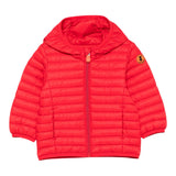 Save The Duck Giubbino Tinta Unita con Zip E Cappuccio per Neonato I30003X ROSSO SAVE THE DUCK 