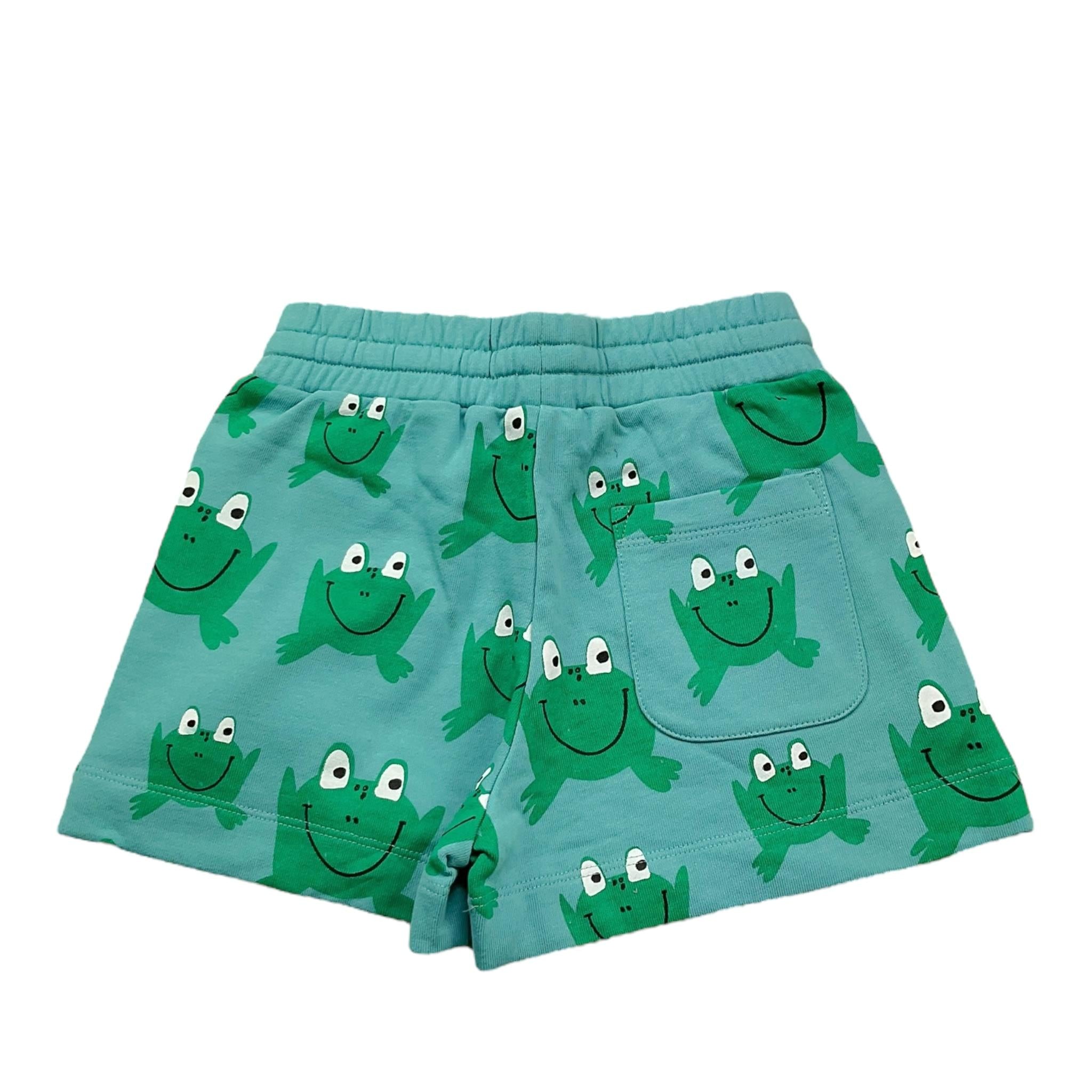 Stella Mccartney Bermuda In Tuta Tinta Unita con Stampa per Neonato TW6P59 AZZURRO STELLA McCARTNEY 