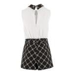 Elisabetta Franchi Tuta Giromanica Bicolore per Bambina EFTA100XX BIANCO/NERO ELISABETTA FRANCHI 