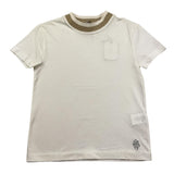 ELEVENTY t-shirt tinta unita con girocollo in contrasto Bianco per Bambino EU8P11 BIANCO ELEVENTY 