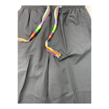 Yes London Pantalone Tinta Unita Con Elastico In Vita Nero Per Bambino