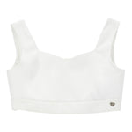 Monnalisa Top Tinta Unita  per Bambina 71E302 BIANCO MONNALISA 