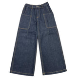 JOHN RICHMOND jeans tinta unita modello palazzo Blu per Bambina RGA25020JE BLU JOHN RICHMOND 