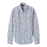 Sarabanda Camicia Manica Lunga Tinta Unita Stampa Fantasia per Bambino 08603 BIANCO SARABANDA 