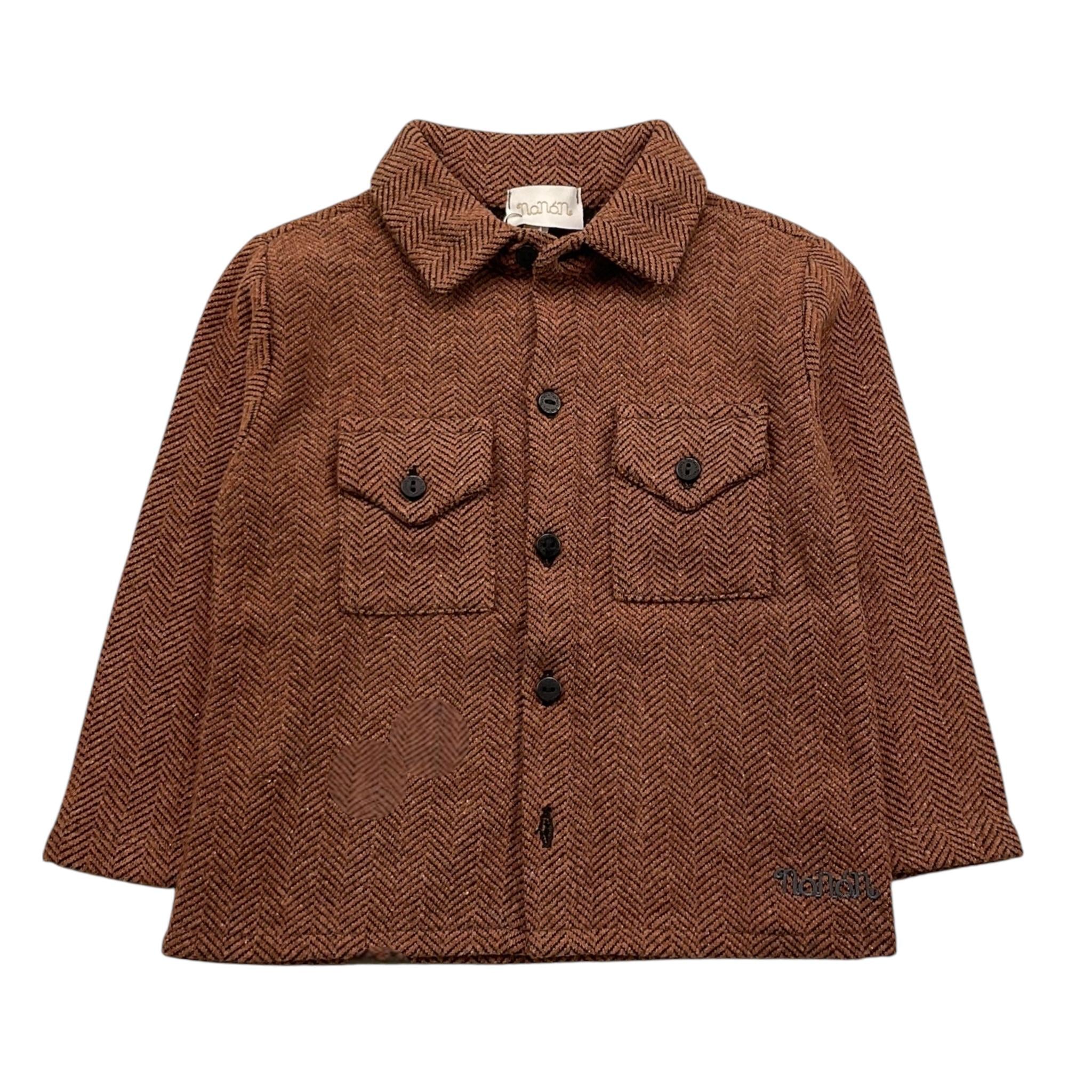 NANAN camicia manica lunga tinta unita Ruggine per Neonato I2418712M RUGGINE NANAN 