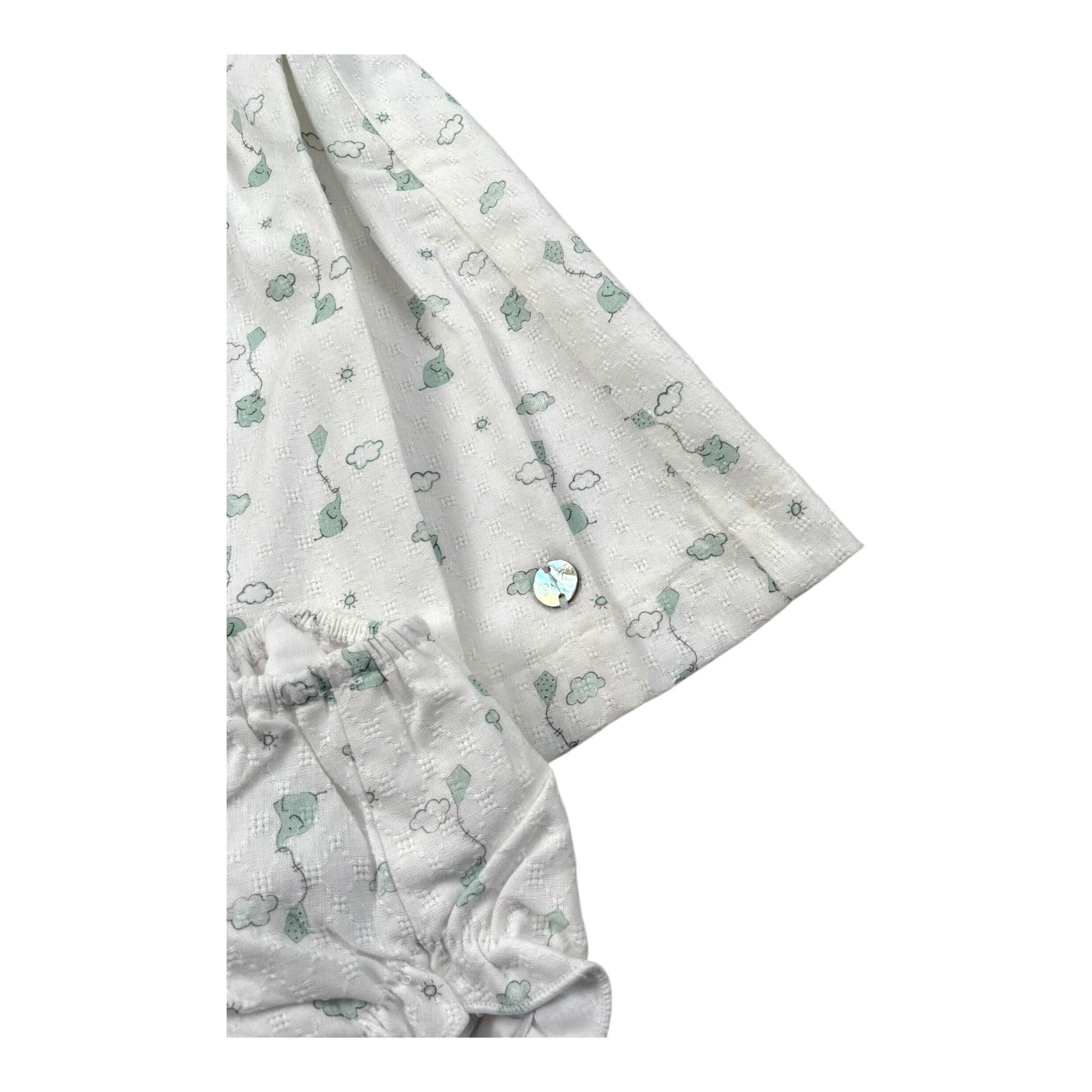 Paz Rodriguez Abito Mezza Manica con Culotte per Neonata 004122543 BIANCO PAZ RODRIGUEZ 