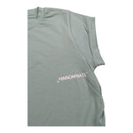 Hinnominate T-Shirt Tinta Unita con Arricci Laterali per Bambina 3646MY00199X VERDE HINNOMINATE 