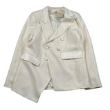 Meilisa Bai Giacca Tinta Unita con Bottoni per Bambina FL6162 PANNA MEILISA BAI 