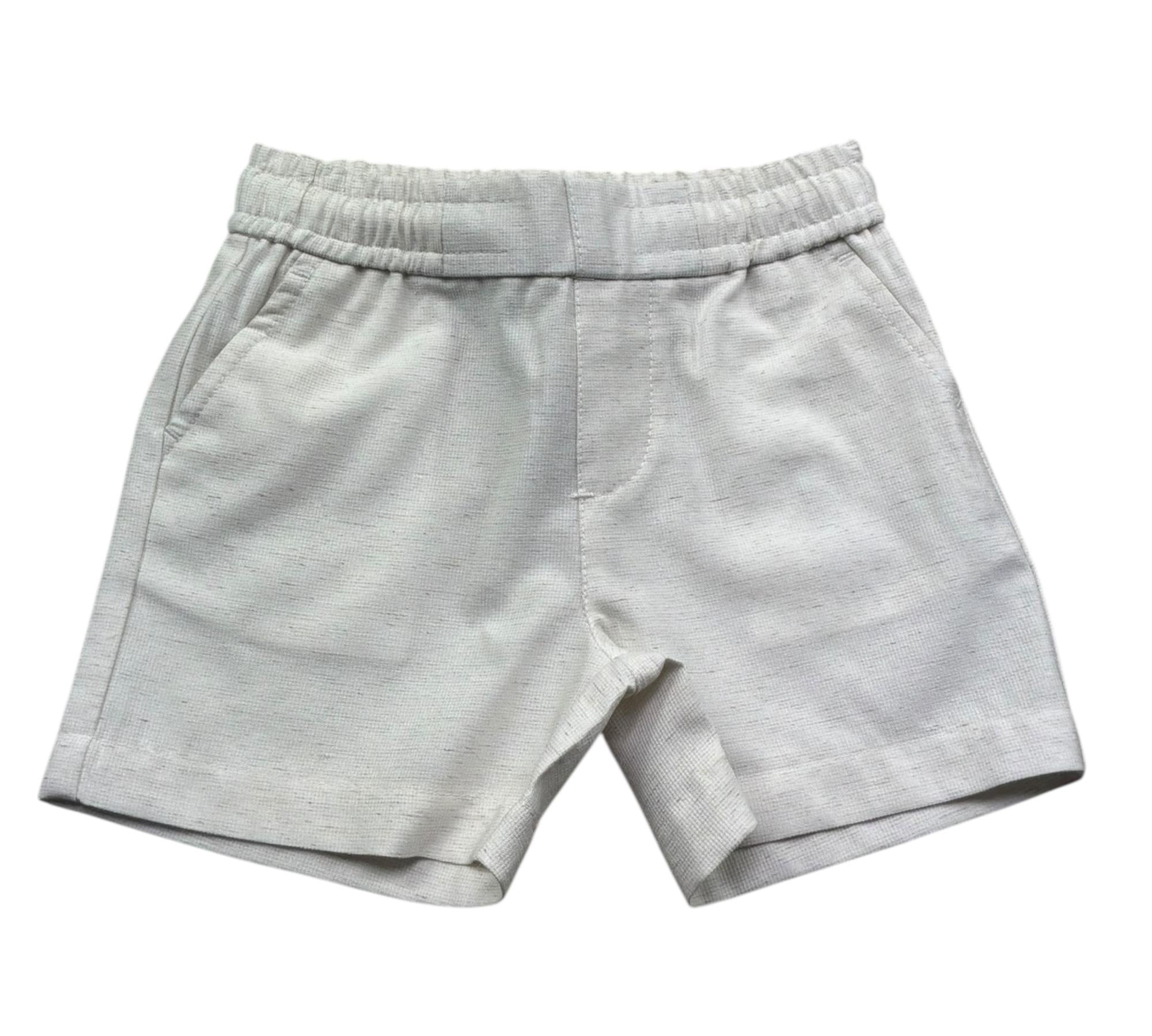 Trussardi Bermuda Tinta Unita con Elastico In Vita per Neonato TIP26063BE PANNA TRUSSARDI 