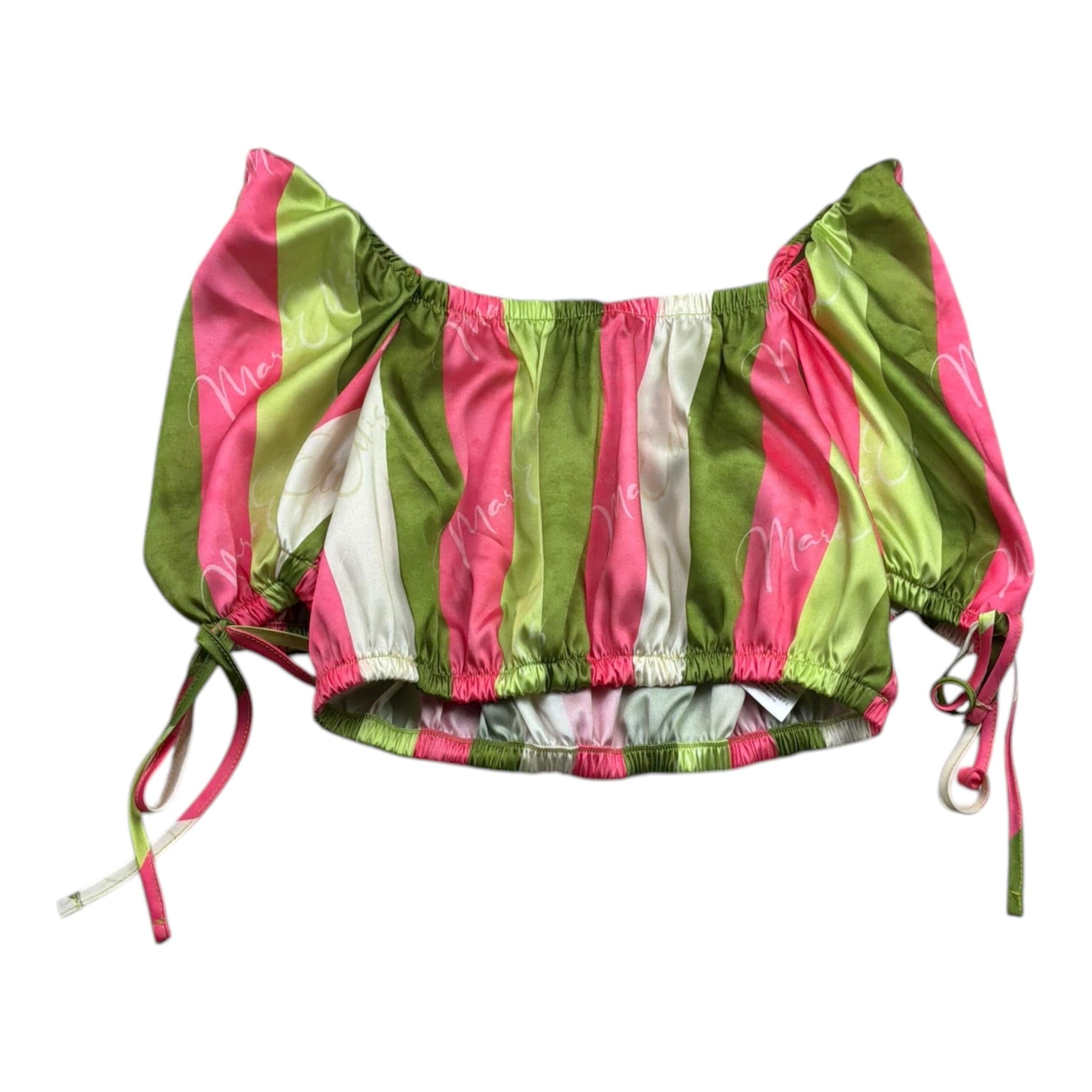 Marc Ellis Completo Short Tricolore con Fantasia A Righe-Top per Bambina JMJSO01213 MULTICOLOR MARC ELLIS 