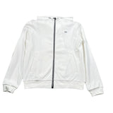 Fay Felpa Tinta Unita con Zip E Cappuccio per Bambino FW4P10XX BIANCO FAY 