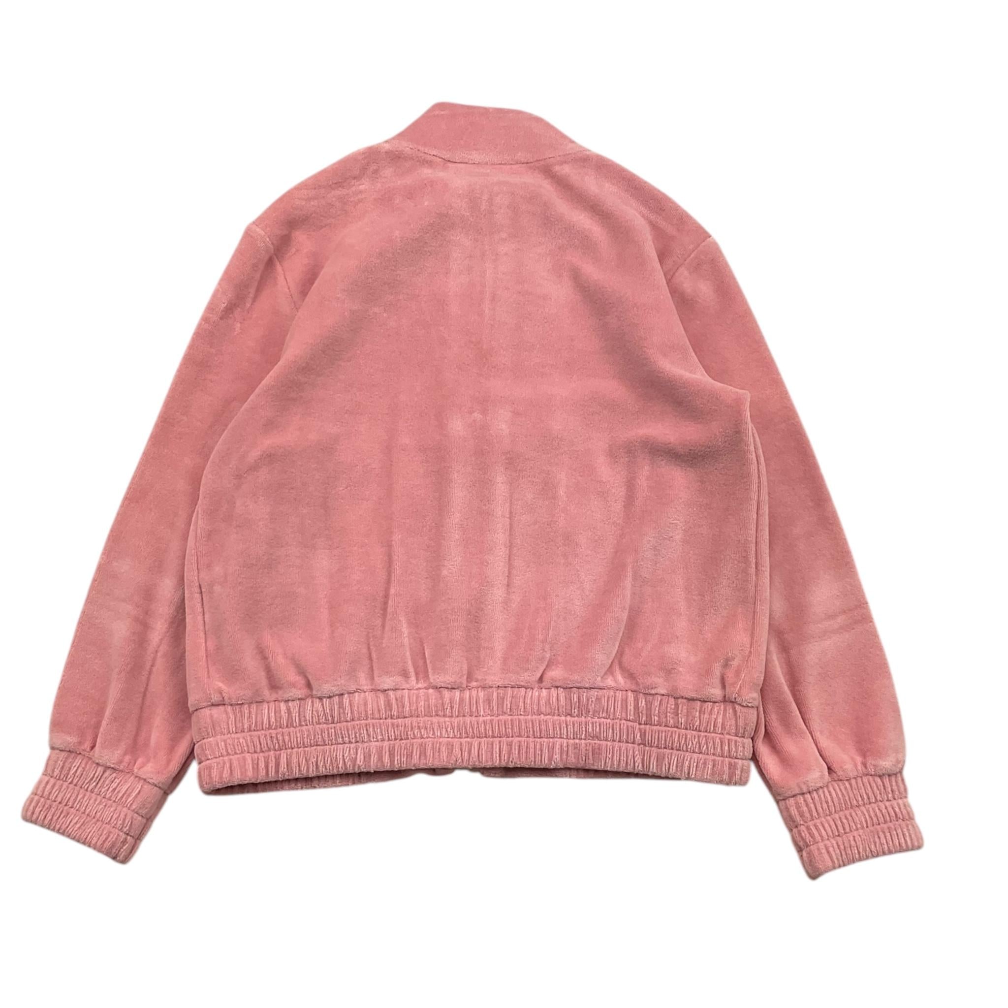 SAINT BARTH felpa tinta unita con zip e stampa Rosa per Bambina MIRIAM ROSA SAINT BARTH 