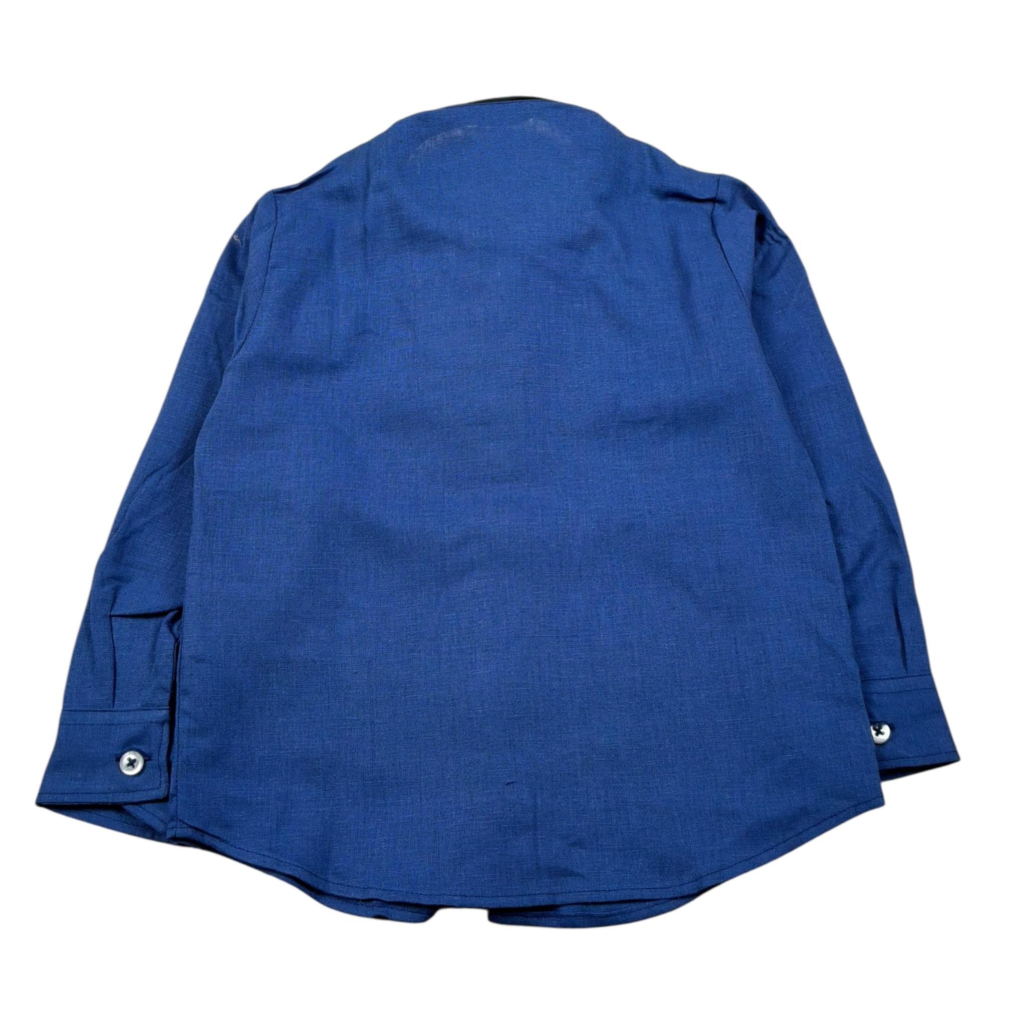 Manuel Ritz Camicia Manica Lunga Tint Unita Blu per Neonato MR30833 BLU MANUEL RITZ 