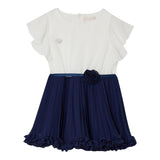 Liu Jo Abito Bicolore Mezza Manica Velato per Bambina KA5133J BIANCO/BLU LIU JO 