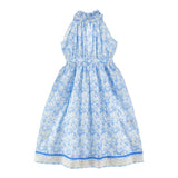 Philosophy Abito Tinta Unita con Fantasia Fiori per Bambina I1E909 AZZURRO PHILOSOPHY 
