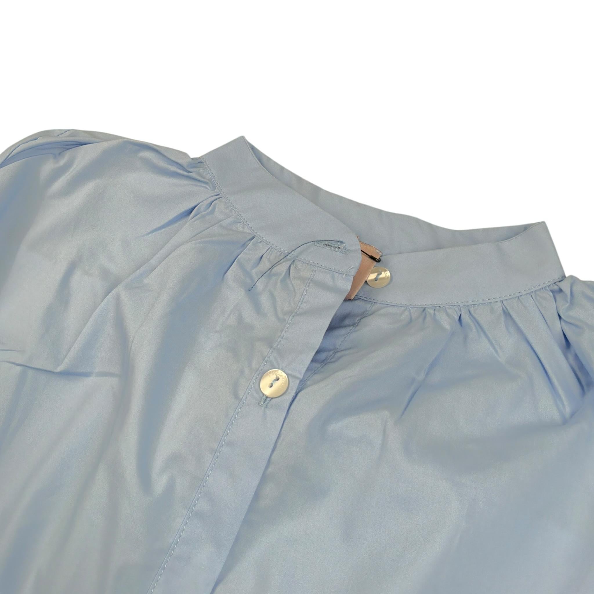 Mariuccia Camicia tinta unita Azzurro per Bambina MBSS23C871 AZZURRO MARIUCCIA 