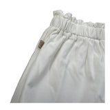 Bamboom+Babies Short Tinta Unita con Elastico In Vita per Neonata 866 BIANCO BAMBOOM+BABIES 