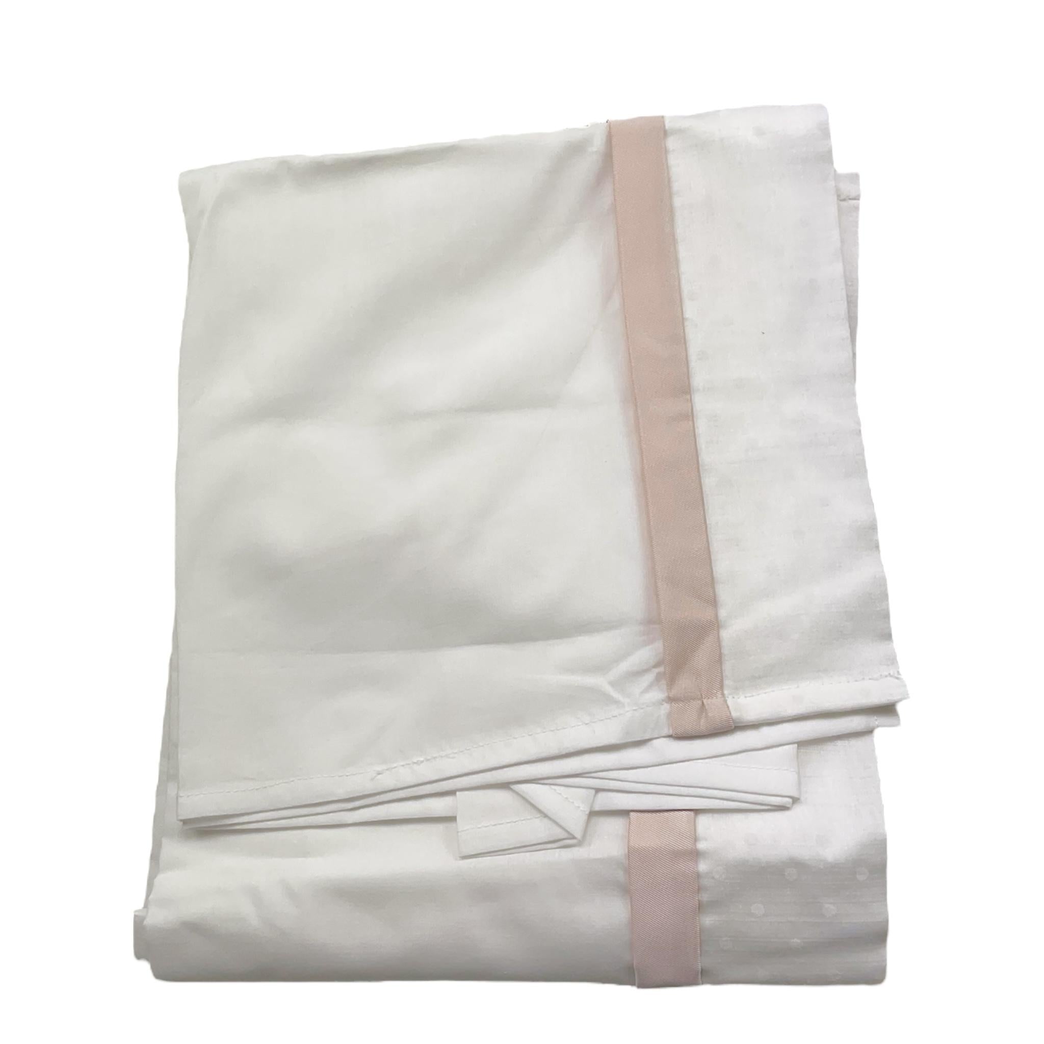 Ninnaoh Coperta Tinta Unita con Applicazioni per Neonata E25LE2 BIANCO NINNAOH 