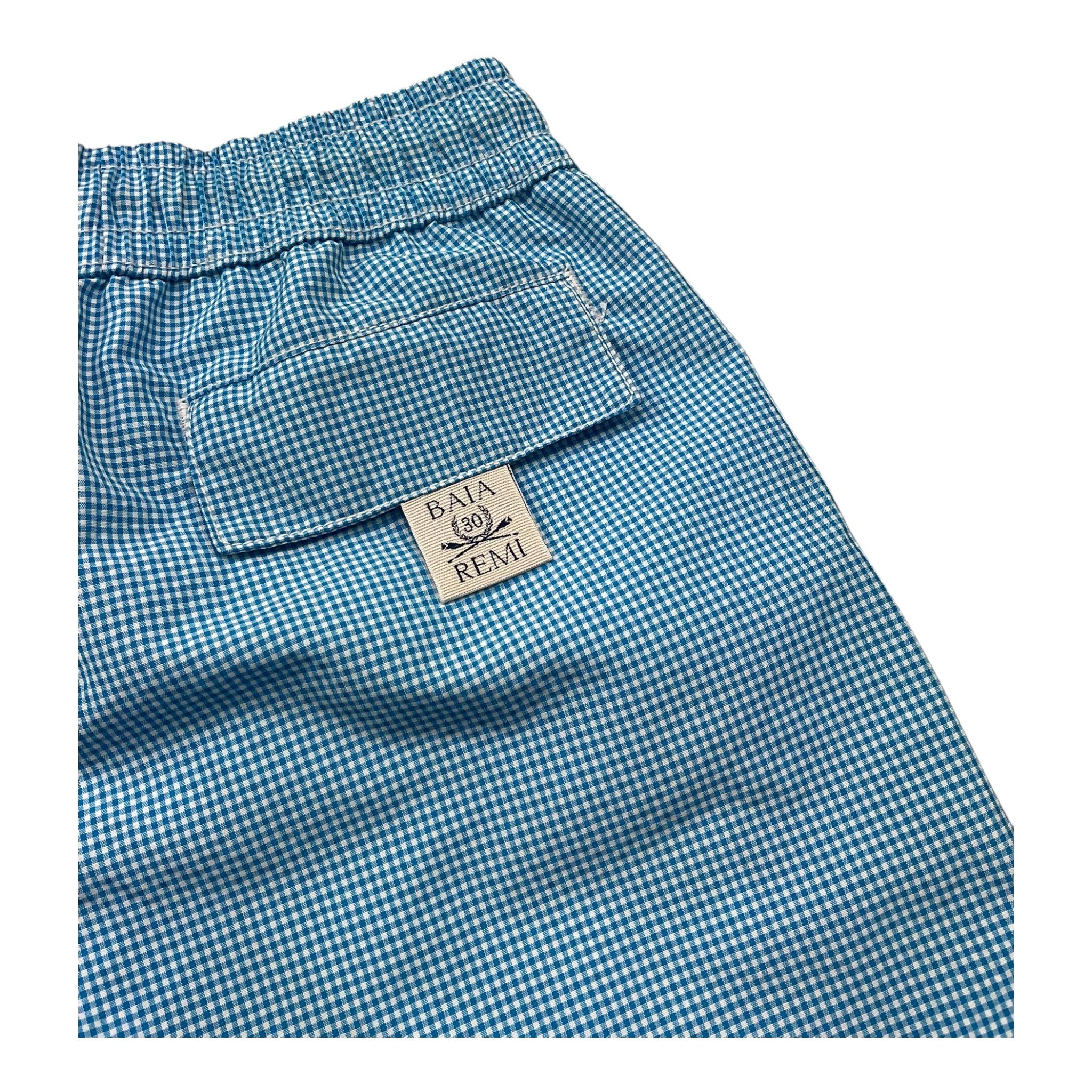Baia30Remi Costume Fantasia Quadretti per Bambino DATTILO AZZURRO BAIA30REMI 