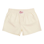 Saint Barth Short Tinta Unita con Elastico In Vita per Neonata BXY0010403 PANNA SAINT BARTH 