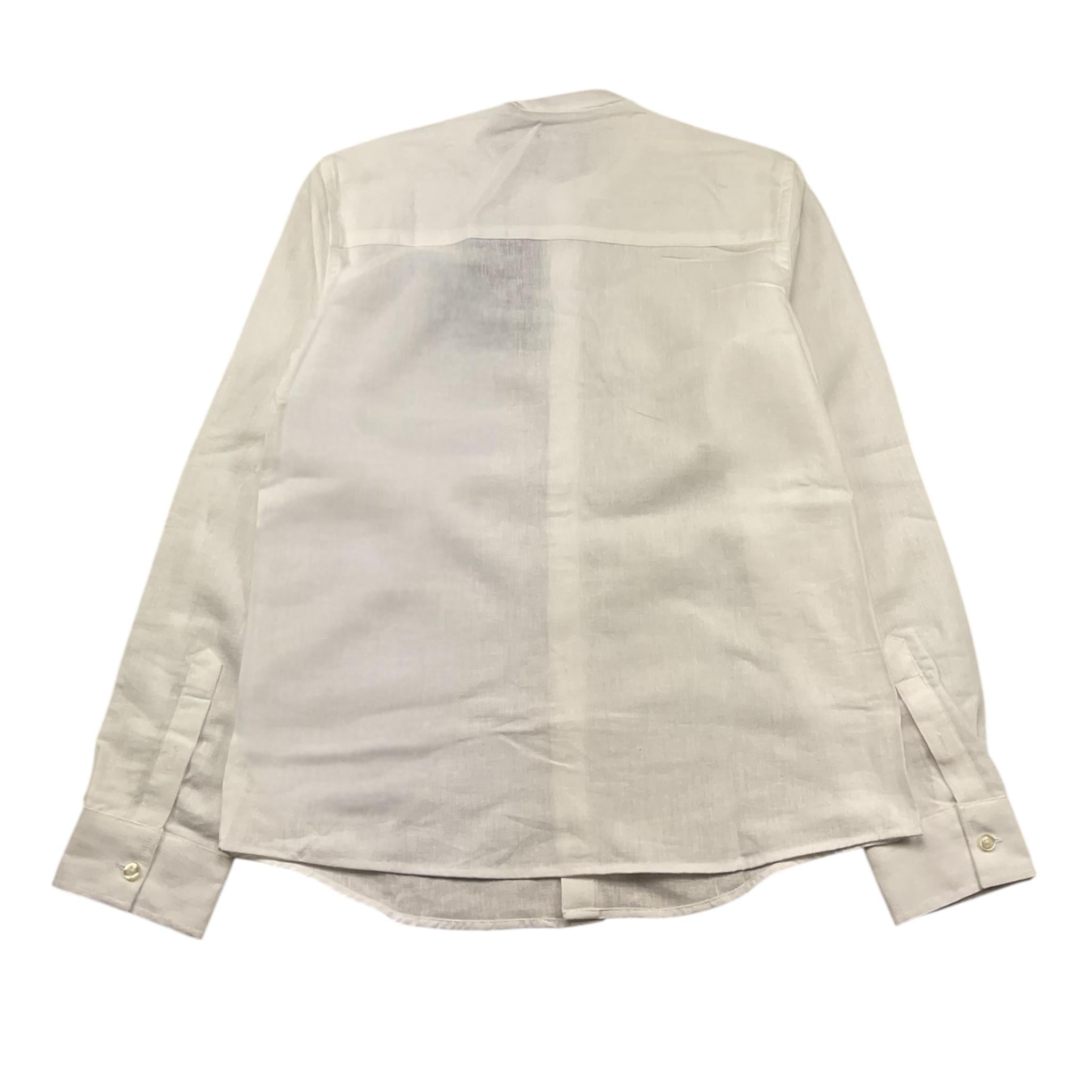 Dan John Camicia Manica Lunga Tinta Unita Collo Coreano per Bambino CMD5110J BIANCO DAN JOHN 