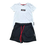 Just Cavalli Completo 2 Pezzi T-Shirt-Bermuda per Neonato JIP26059CJ BIANCO/NERO JUST CAVALLI 