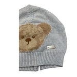 LE BEBE' cappello tinta unita con orso Azzurro per Neonato LBB5101 AZZURRO LE BEBE' 