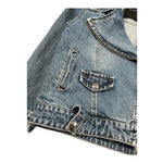 John Richmond Giubbino In Denim Tinta Unita per Bambina RGP26145GB BLU JOHN RICHMOND 