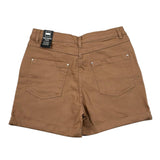 Sarabanda Short Tinta Unita con Girovita Reglabile per Bambina D4209 MARRONE SARABANDA 