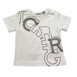 Iceberg T-Shirt Girocollo Tinta Unita con Stampa per Neonato TSICE5109B BIANCO ICEBERG 