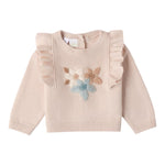 I DO maglia girocollo tinta unita Rosa per Neonata 4A263 ROSA I DO 