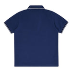 Emporio Armani Polo Mezza Manica Tinta Unita per Bambino 8N4FB3 BLU EMPORIO ARMANI 