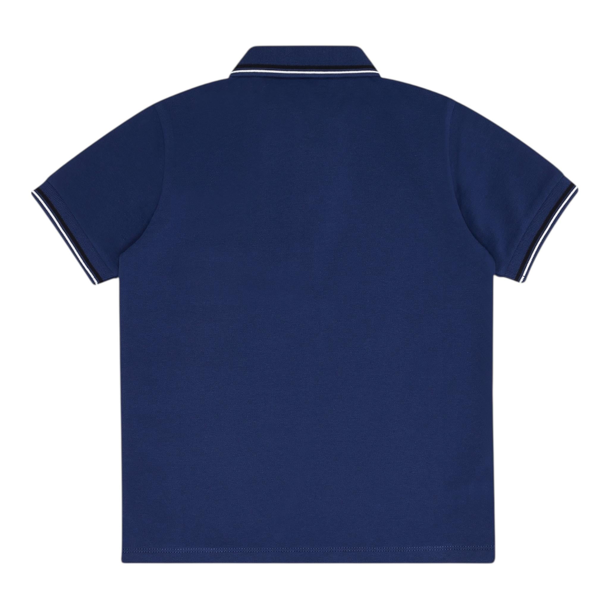 Emporio Armani Polo Mezza Manica Tinta Unita per Bambino 8N4FB3 BLU EMPORIO ARMANI 