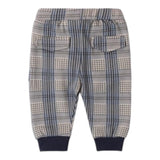MINI BANDA completo 2pz tinta unita felpa-pantalone Blu per Neonato 3A610 BLU MINI BANDA 