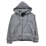 John Richmond Felpa con Zip E Cappuccio Tinta Unita per Bambino RBP26214FE GRIGIO JOHN RICHMOND 