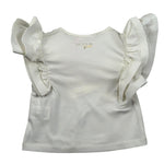 Vicolo T-Shirt Girocollo Tinta Unita con Logo per Neonata 3146M00370X PANNA VICOLO 