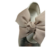 Andanines Ballerina Tinta Unita con Fiocco per Neonata 221128 ORO ANDANINES 