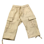 I'M BRIAN pantalone tinta unita con elastico in vita Panna per Bambino PA3073J PANNA I'M BRIAN 