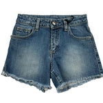 John Richmond Short In Denim Tinta Unita con Logo per Bambina RGP26147SH BLU JOHN RICHMOND 