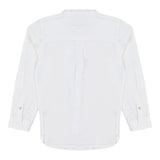 Scotch & Soda Camicia Tinta Unita Manica Lunga Bianco Per Bambino