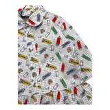 MOSCHINO abito camicia tinta unita con stampa Bianco per Neonata MDV0CQ BIANCO MOSCHINO 