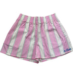 Saint Barth Short Bicolore con Fantasia A Righe per Bambina MEA00100897 BIANCO/ROSA SAINT BARTH 