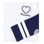 Monnalisa Completo 2 Pezzi T-Shirt-Leggins Bicolore per Bambina 19E500 BIANCO/BLU MONNALISA 