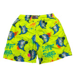 Saint Barth Costume Tinta Unita con Squali per Bambino CPTS GIALLO FLUO SAINT BARTH 