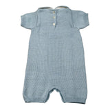 Scaldacuore Pagliaccetto Tinta Unita In Maglia per Neonata PS02PE24 AZZURRO SCALDACUORE 