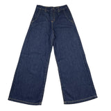 Emporio Armani Jeans Tinta Unita Modello Palazzo per Bambina EG000035 BLU EMPORIO ARMANI 